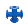 Ductile Iron Flanged Cross (4-Way Tee) | Four-Port Connection for Flanged Pipeline Systems