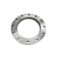 Carbon/Stainless Steel Flat Flange PL Weld Neck Slip On Flange ANSI/GB Standard for Industrial Pipeline