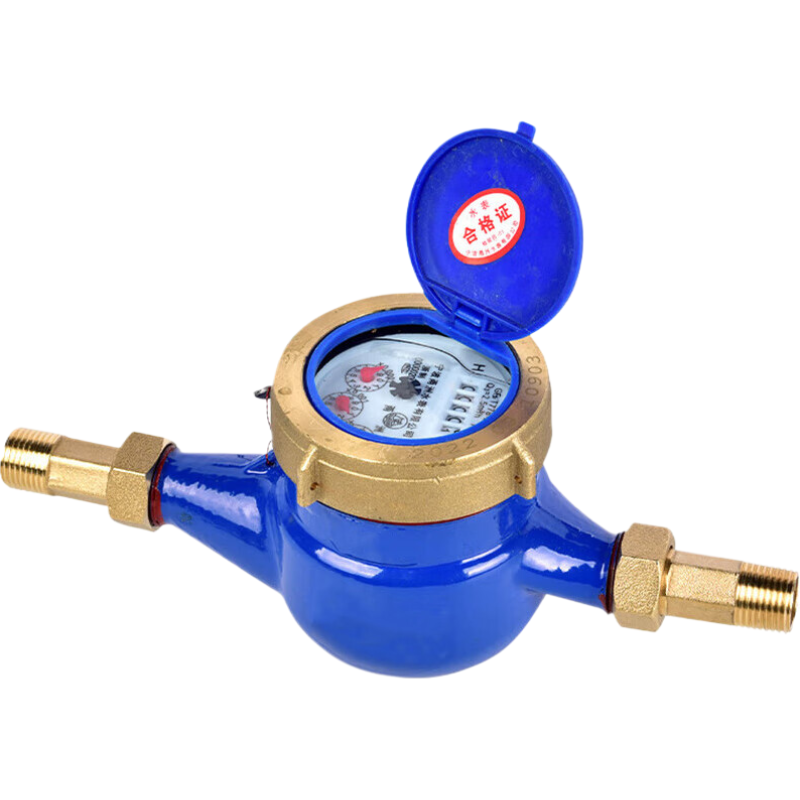 Ductile Iron Threaded Water Meter | Compact for Residential & Small Commercial