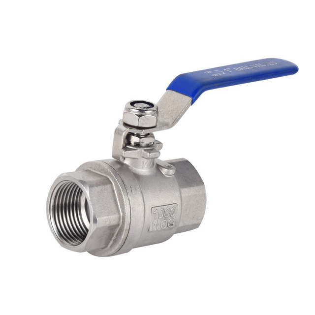 Stainless Steel Two-Piece Ball Valve | Serviceable Design for Industrial Corrosive Lines
