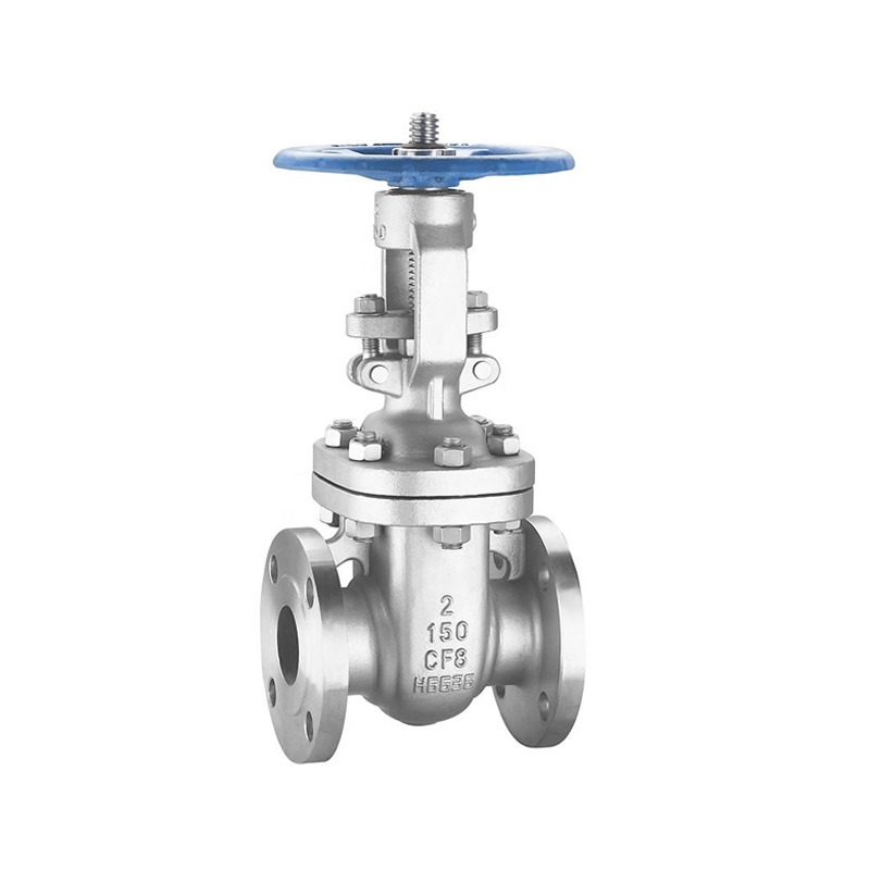 Stainless Steel Flanged Gate Valve | CF8/CF8M Casting for Corrosive Media Isolation