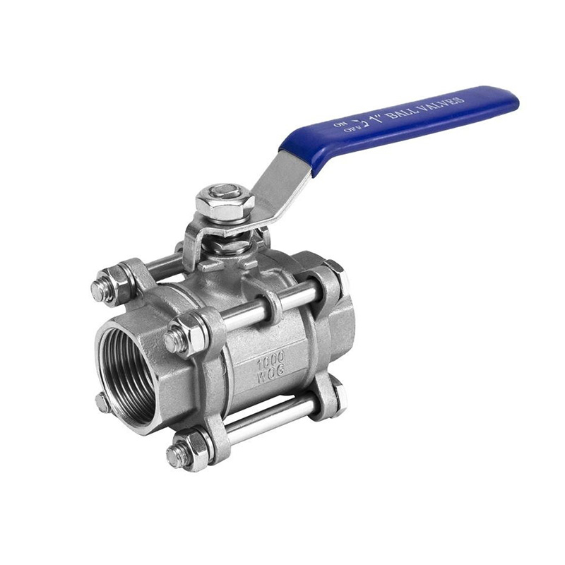 Stainless Steel Three-Piece Ball Valve | Easy Maintenance & Sanitary Design for Critical Service