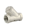 Stainless Steel Threaded Y-Strainer | Removable Mesh Screen for Small Bore Corrosive Lines